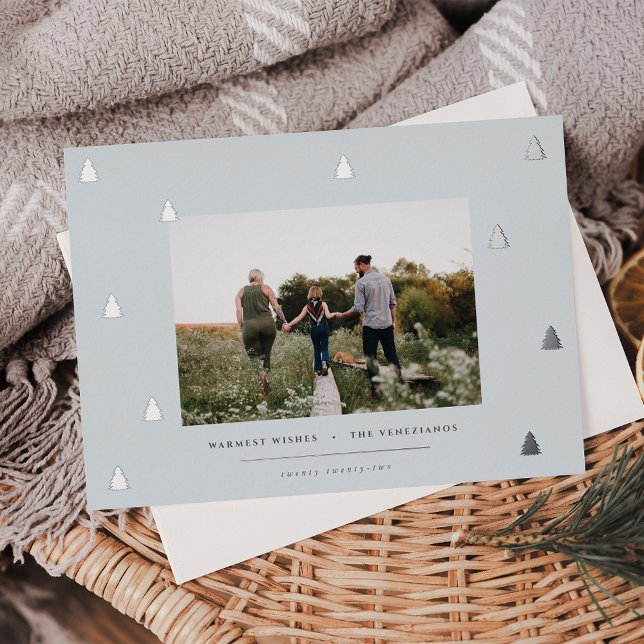 Gilded Forest | Elegant Christmas Photo Foil Holiday Card (Creator Uploaded)