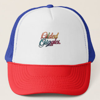 Gilded giggles trucker hat