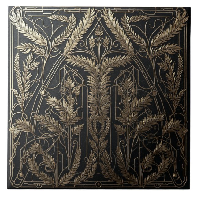 Gilded Grain Harvest Tile (Front)