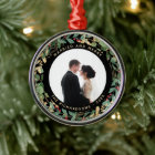 Gilded Greenery Black | Married and Merry Photo