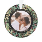 Gilded Greenery Black Married and Merry Two Photo