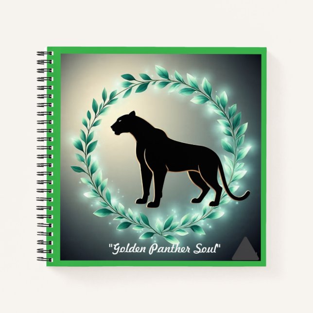 "Gilded Jungle Spirit" Notebook (Front)