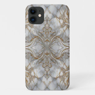 "Gilded Marble: Gold-Infused  iPhone 11 Case