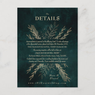 Gilded Meadow Details enclosure Postcard