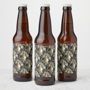 Gilded Pearls Beer Bottle Label