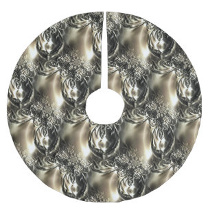 Gilded Pearls Brushed Polyester Tree Skirt