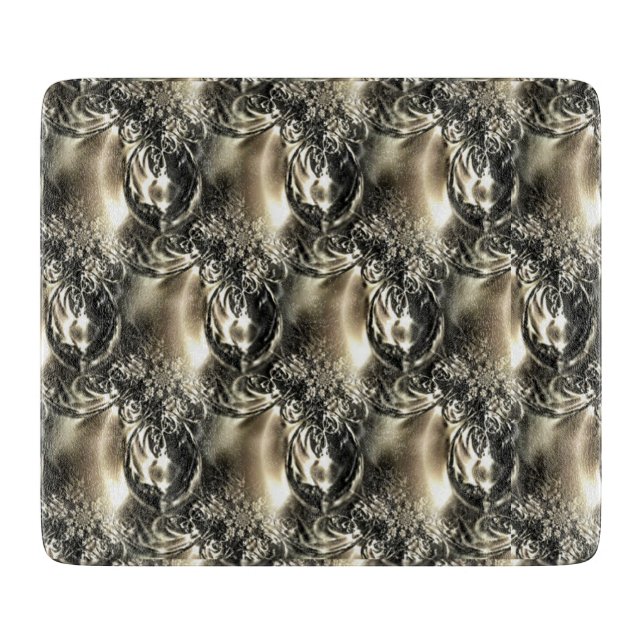 Gilded Pearls Cutting Board (Front)