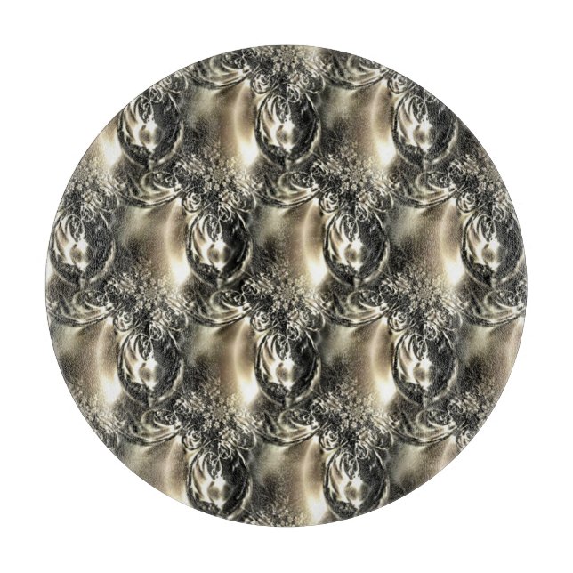 Gilded Pearls Cutting Board (Front)
