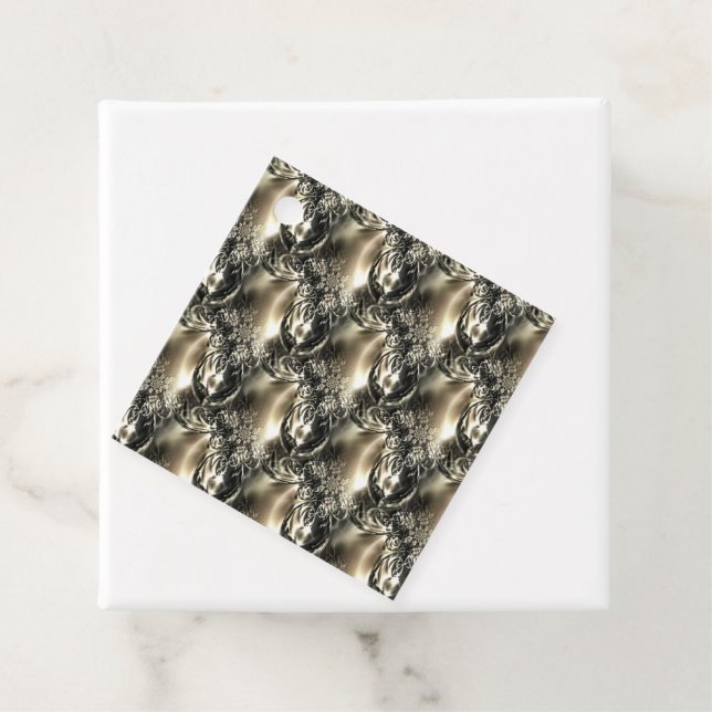 Gilded Pearls Favour Tags (In Situ)