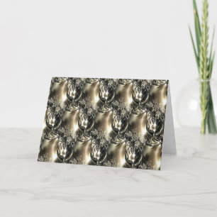Gilded Pearls Holiday Card