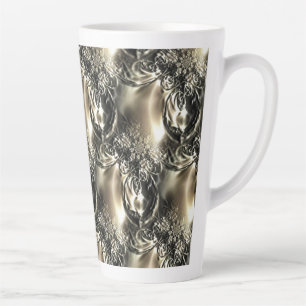 Gilded Pearls Latte Mug