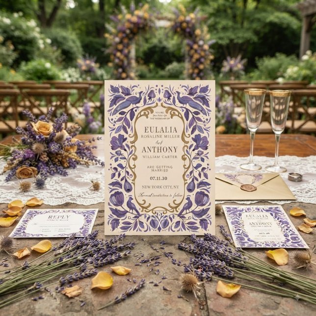 Gilded Royal Elegance Wedding Invitation (Creator Uploaded)