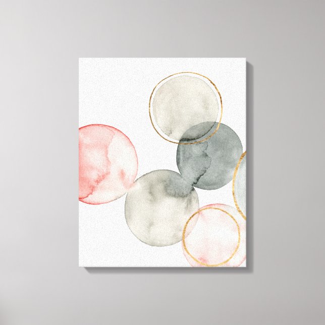 Gilded Spheres Canvas Print (Front)