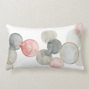 Gilded Spheres Lumbar Pillow