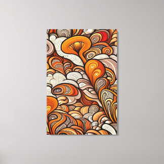 Gilded Swirls Canvas Print