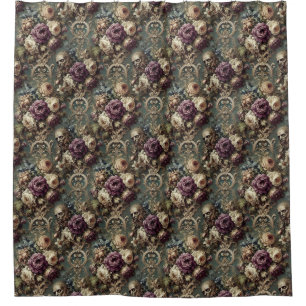 Gilded Unease – Gothic Victorian Floral Design