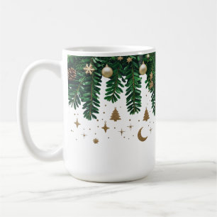 Gilded Winter Foliage Combo Mug - Premium Green