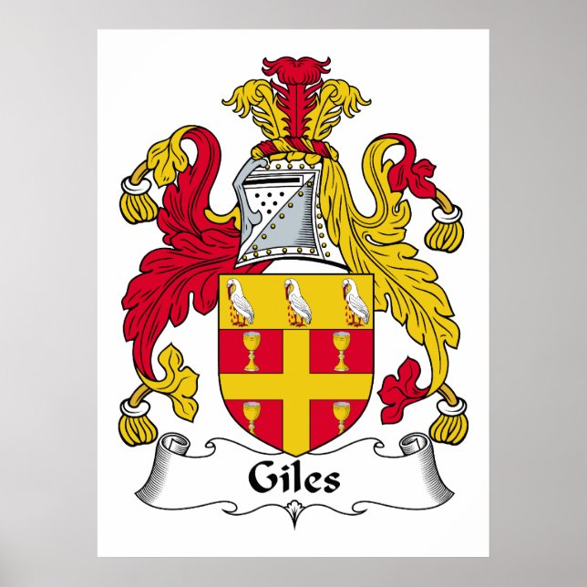 Giles Family Crest Poster (Front)