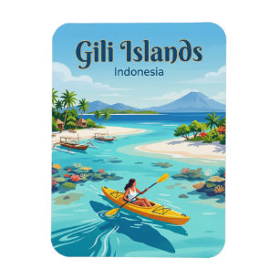 Gili Islands Indonesia Magnet