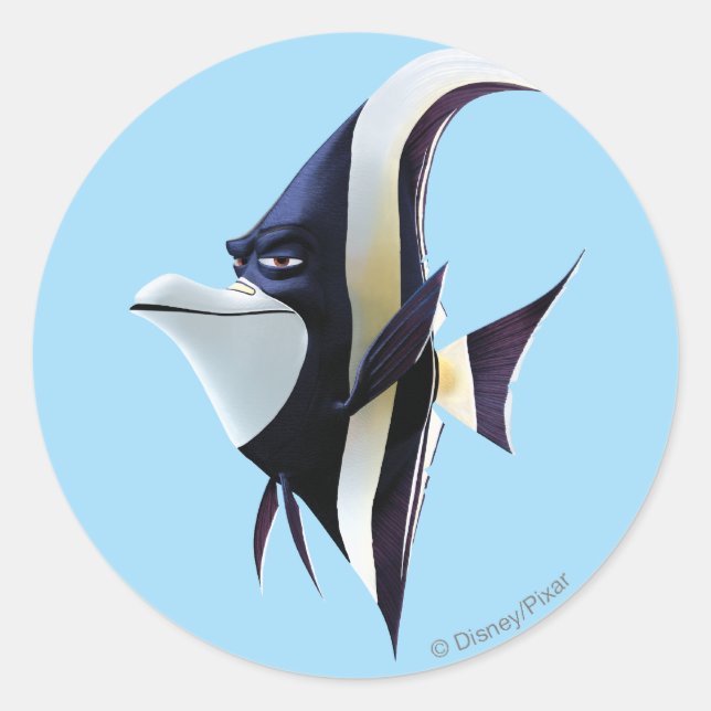 Gill 1 classic round sticker (Front)