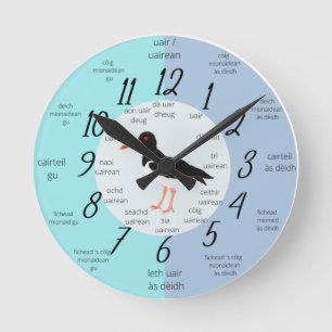 gille-brìghde Gaelic clock