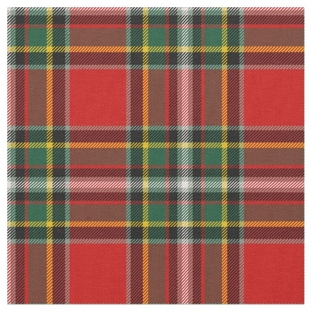Gillespie Tartan Print Fabric (Close Up)