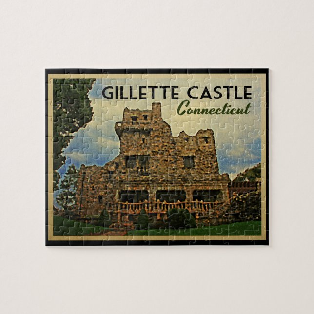 Gillette Castle Connecticut Jigsaw Puzzle (Horizontal)