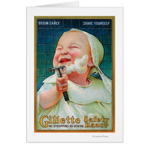 Gillette Safety Razor - Begin Early Shave