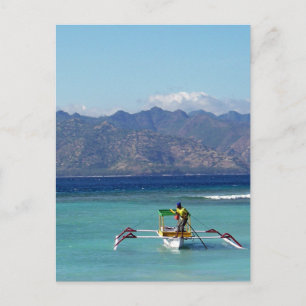 Gilli Islands Boat Postcard