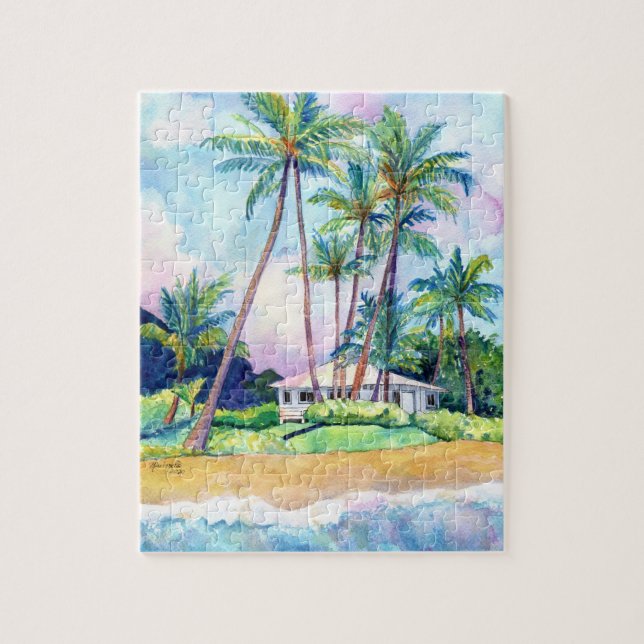 Gillins Beach House Jigsaw Puzzle (Vertical)