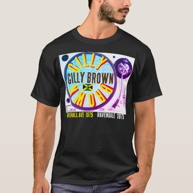GILLY BROWN  TRIBUTE Basic Dark T-Shirt (Front)