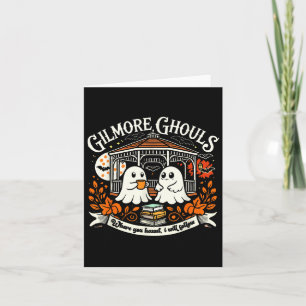 Gilmore Cozy Ghouls Ghost Parody Halloween Fall Fo Card