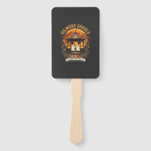 Gilmore Ghouls Halloween Ghost Gazebo Design_1 Hand Fan