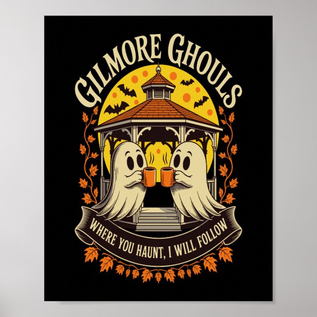 Gilmore Ghouls Halloween Ghost Poster (Front)