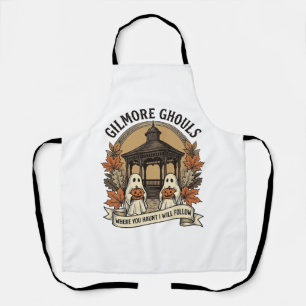 Gilmore Ghouls Vintage Halloween Ghost Apron