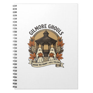 Gilmore Ghouls Vintage Halloween Ghost Notebook
