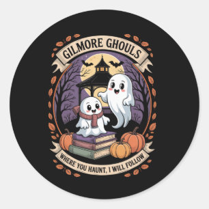 Gilmore Ghouls Where You Haunt12 Classic Round Sticker