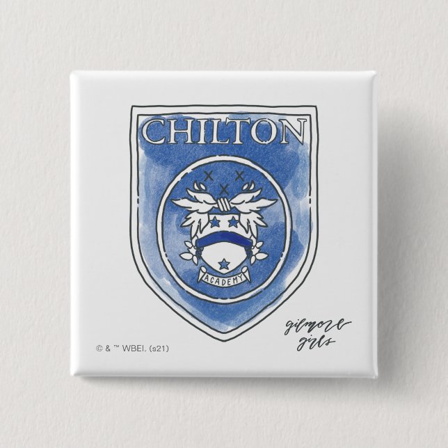 Gilmore Girls | Badge d'aquarelle Chilton Academy (Devant)