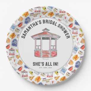 Gilmore Girl's Bridal Shower Paper Plate