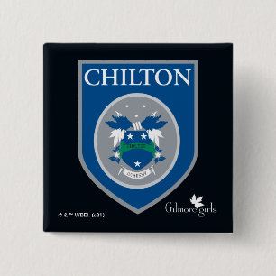 Gilmore Girls   Chilton Academy Badge 2 Inch Square Button
