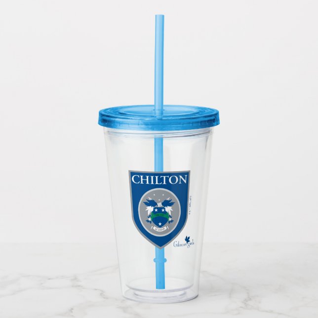 Gilmore Girls | Chilton Academy Badge Acrylic Tumbler (Front)
