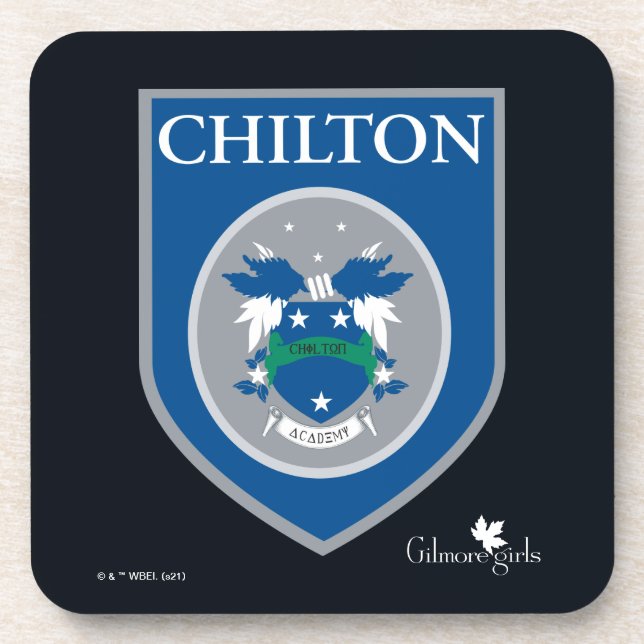 Gilmore Girls | Chilton Academy Badge Coaster (Front)