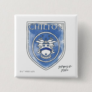 Gilmore Girls Chilton Academy Watercolor Badge 2 Inch Square Button
