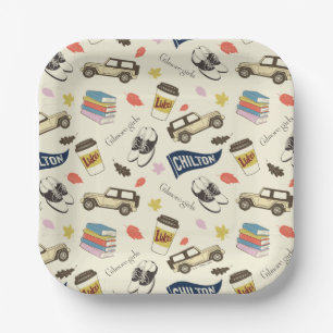 Gilmore Girls Chilton Fall Pattern Paper Plate