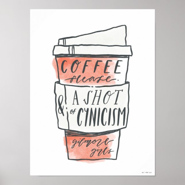 Gilmore Girls | Coffee Please Poster (Front)