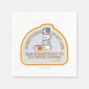 Gilmore Girls   Coffee Quote Graphic Napkin