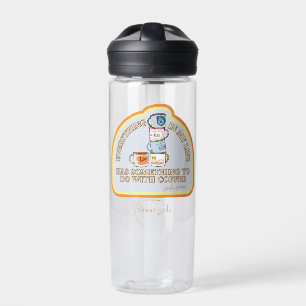 Gilmore Girls   Coffee Quote Graphic Water Bottle