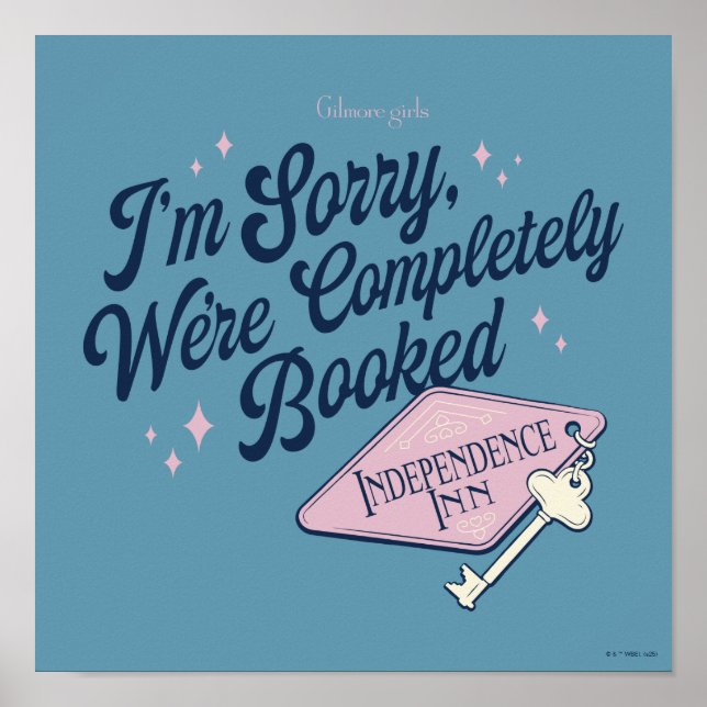 Gilmore Girls Completely Booked Design Poster (Front)