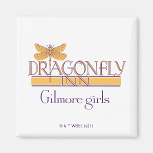 Gilmore Girls   Dragonfly Inn Logo Magnet