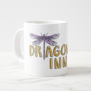 Gilmore Girls   Dragonfly Inn Watercolor Logo Large Coffee Mug